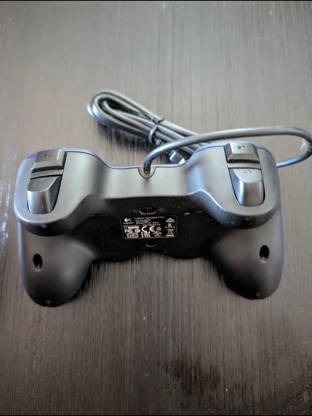 Logitech Wired Gamepad Controller in Dark Gray/Black